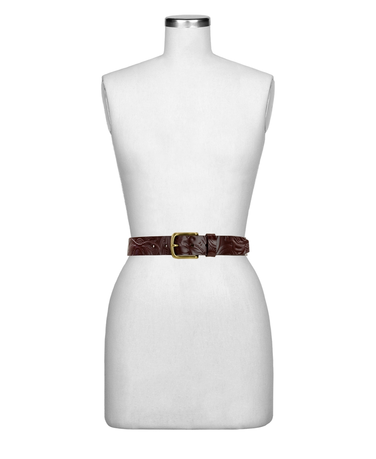 Patricia Nash Women's Pelosa Tooled Leather Belt