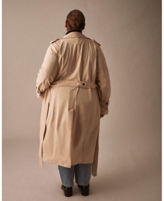 Plus Size Park Soft Trench