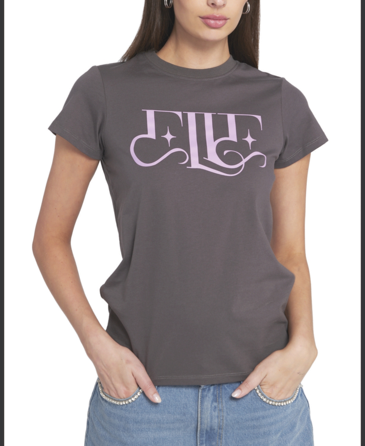 Elle Collection Women's Magical Logo Graphic Tee T-Shirt
