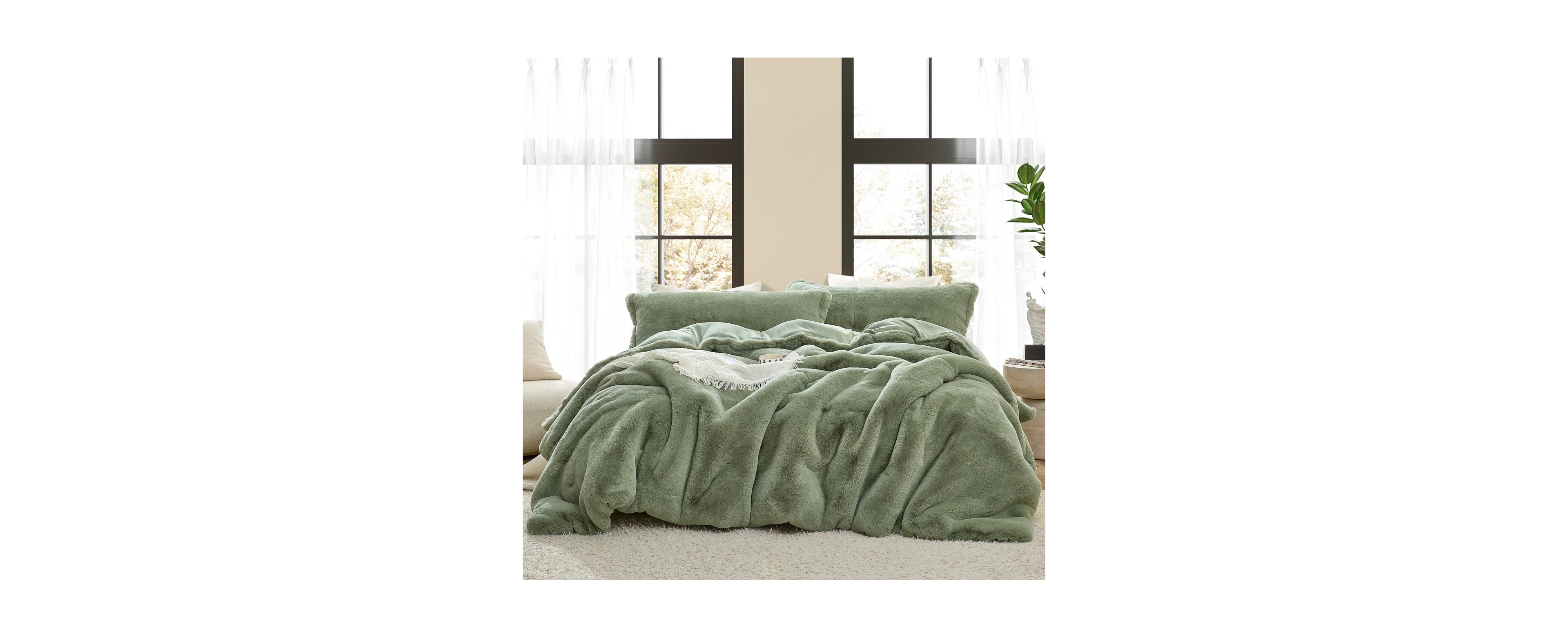 Coma Inducer 1,100 Bunnies - Coma Inducer Oversized Twin Comforter Set - Plush Reverse