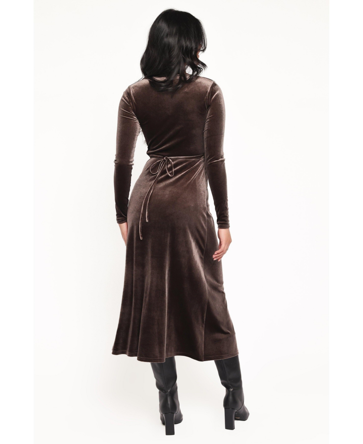 Petal and Pup Women's Darby Long Sleeve Midi Dress