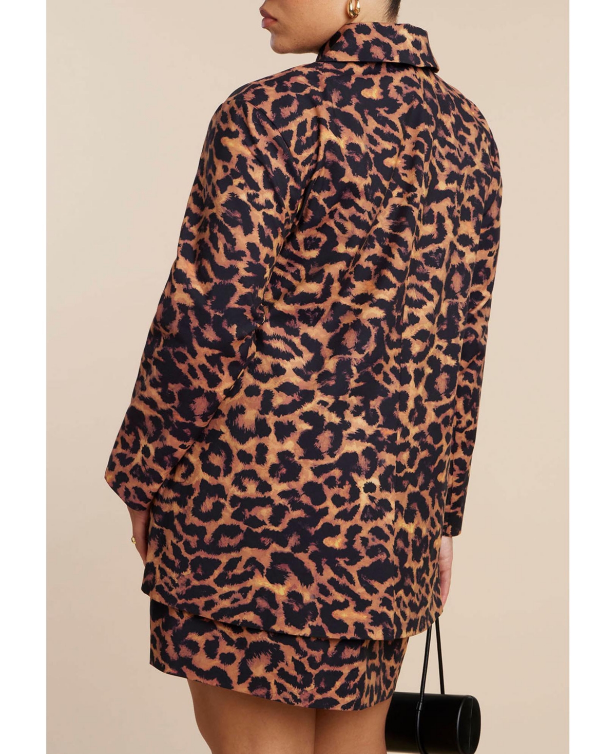Eloquii Women's Leopard Print Jacket