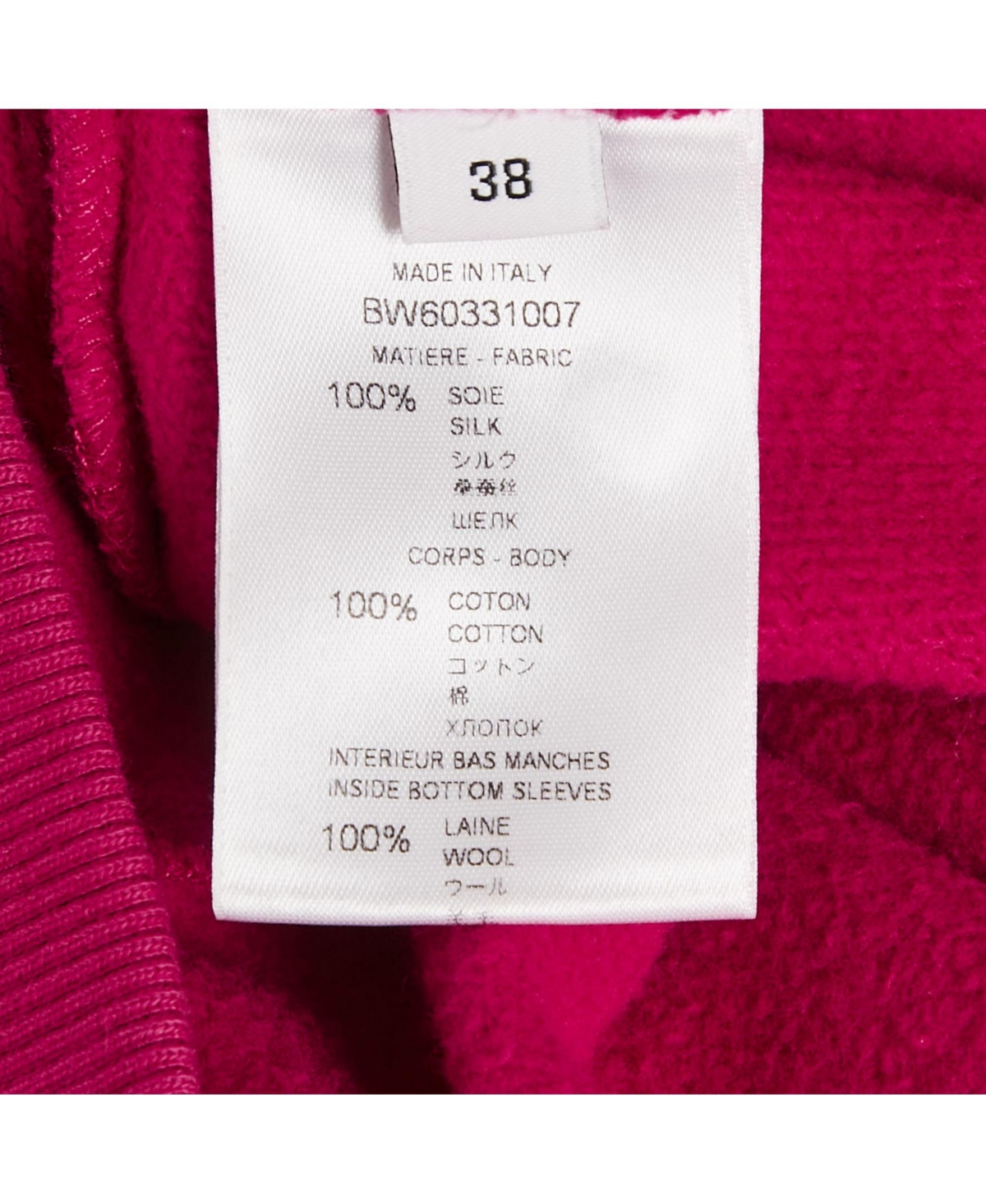 Pre-Owned Givenchy Women's Pink Printed Silk And Cotton Silk Top