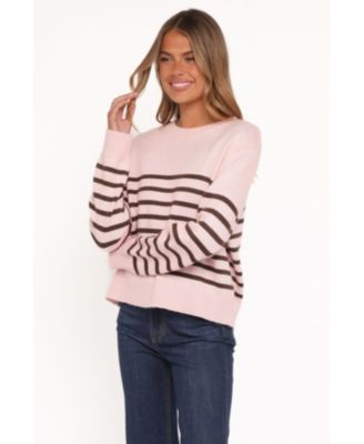 Women's Eleanora Striped Knit Pullover Sweater