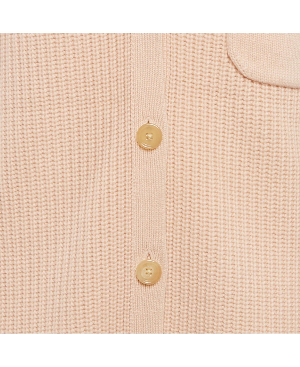 Pre-Owned Chloe Women's Pastel Pink Cashmere Knit Button Front Cardigan