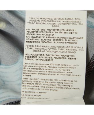 Women's Jeans Couture Black Baroque Printed Bodysuit