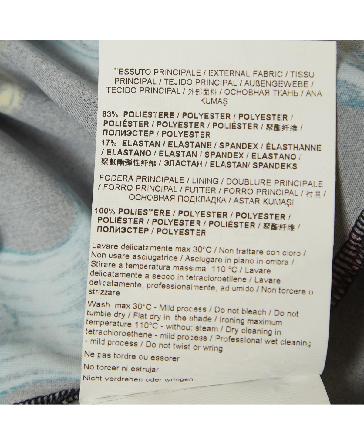 Pre-Owned Versace Women's Jeans Couture Black Baroque Printed Bodysuit