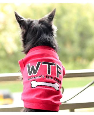 Where's The Food dog shirt.