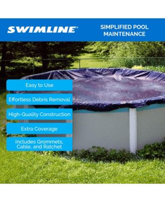 PCO831 28' Round Above Ground Winter Swimming Cover, (Pool Cover Only)