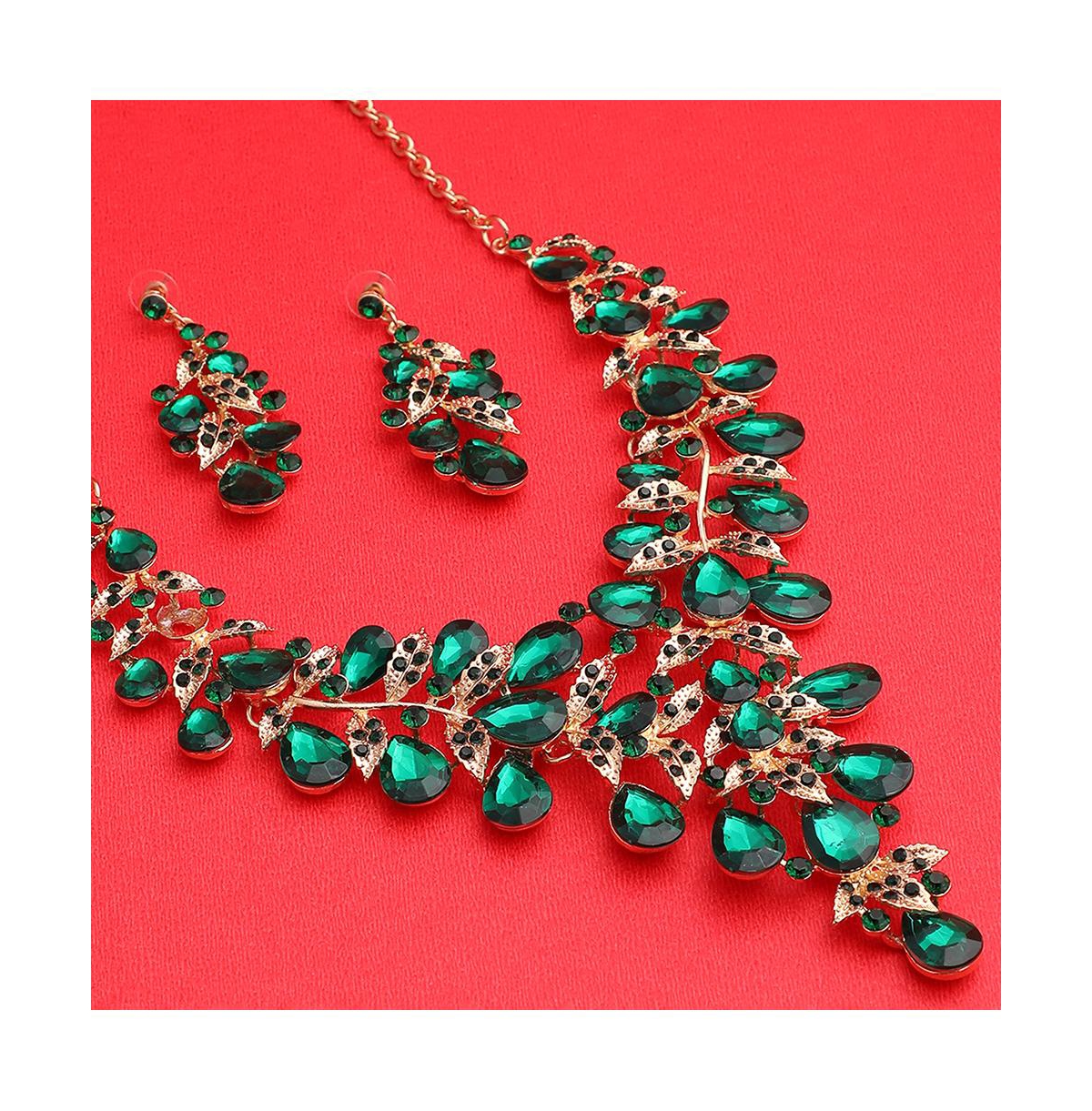Sohi Women Green Jewellery Set