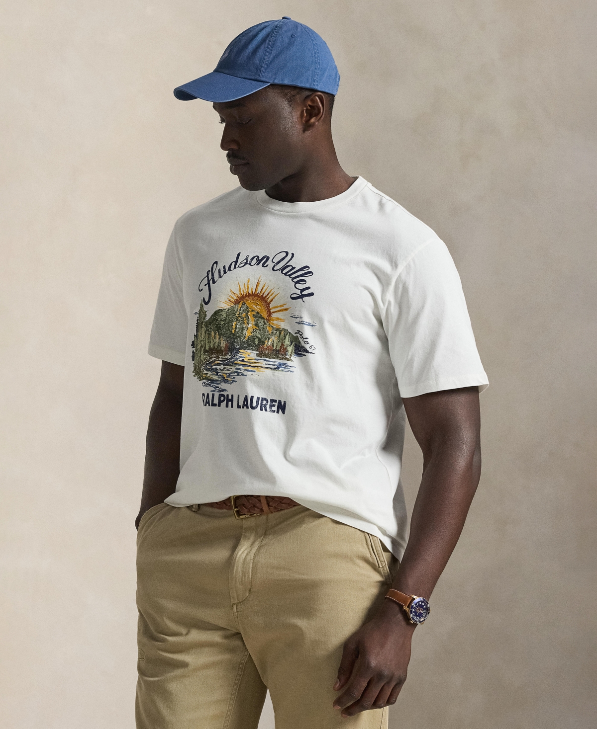 Polo Ralph Lauren Men's Big & Tall Short-Sleeve Graphic T-Shirt