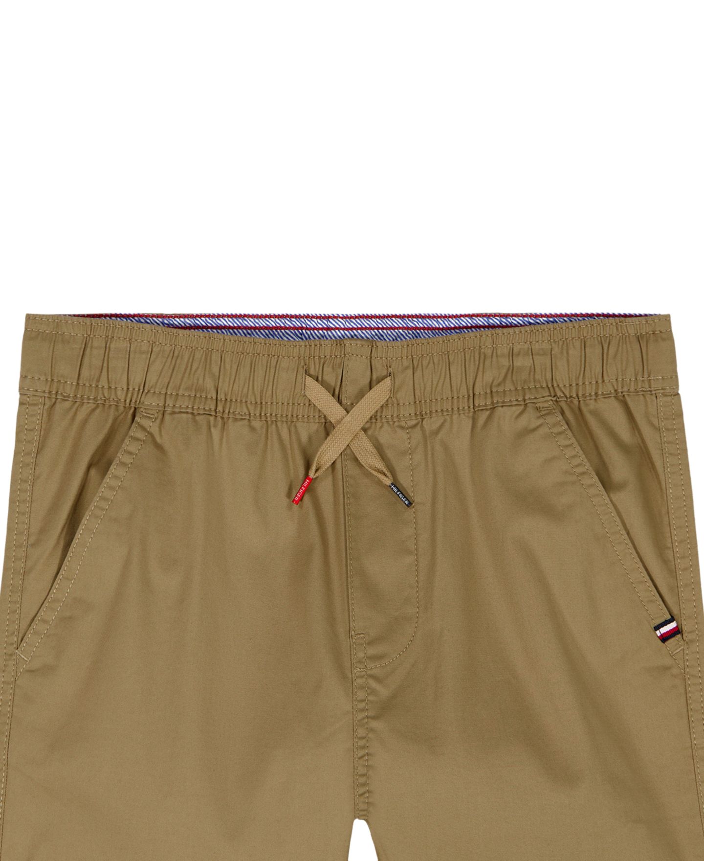 Детские шорты Tommy Hilfiger Core Essentials на резинке для мальчиков, цвет: Chino — фото 4