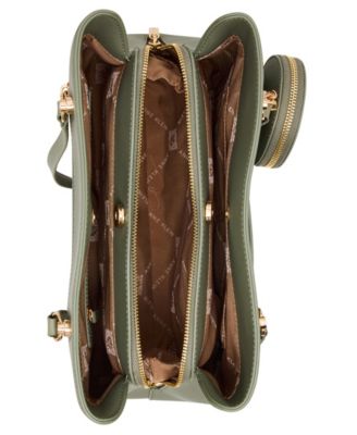 Medium Triple Compartment Satchel Bag