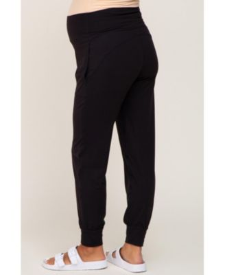 Maternity Black Soft Joggers