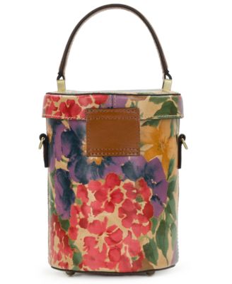Candela French Hydrangeas Printed Top Handle Crossbody Bag