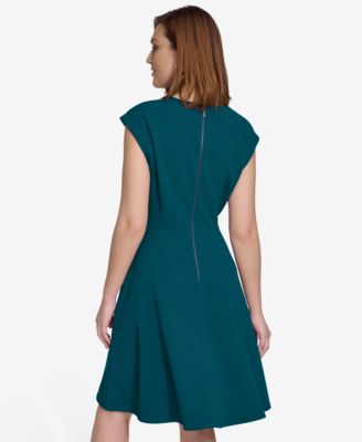 Women's Crewneck Short-Sleeve Dress