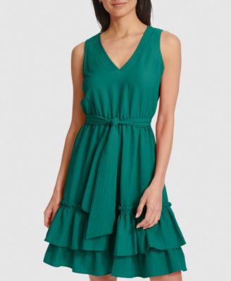 Women's V-Neck Short Dress