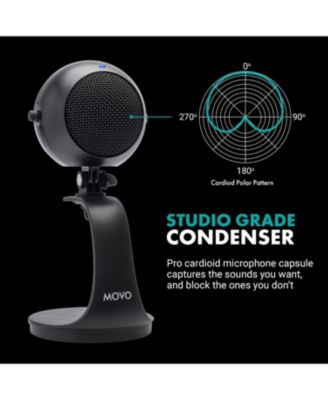 WebMic Desktop USB Microphone with  Stand