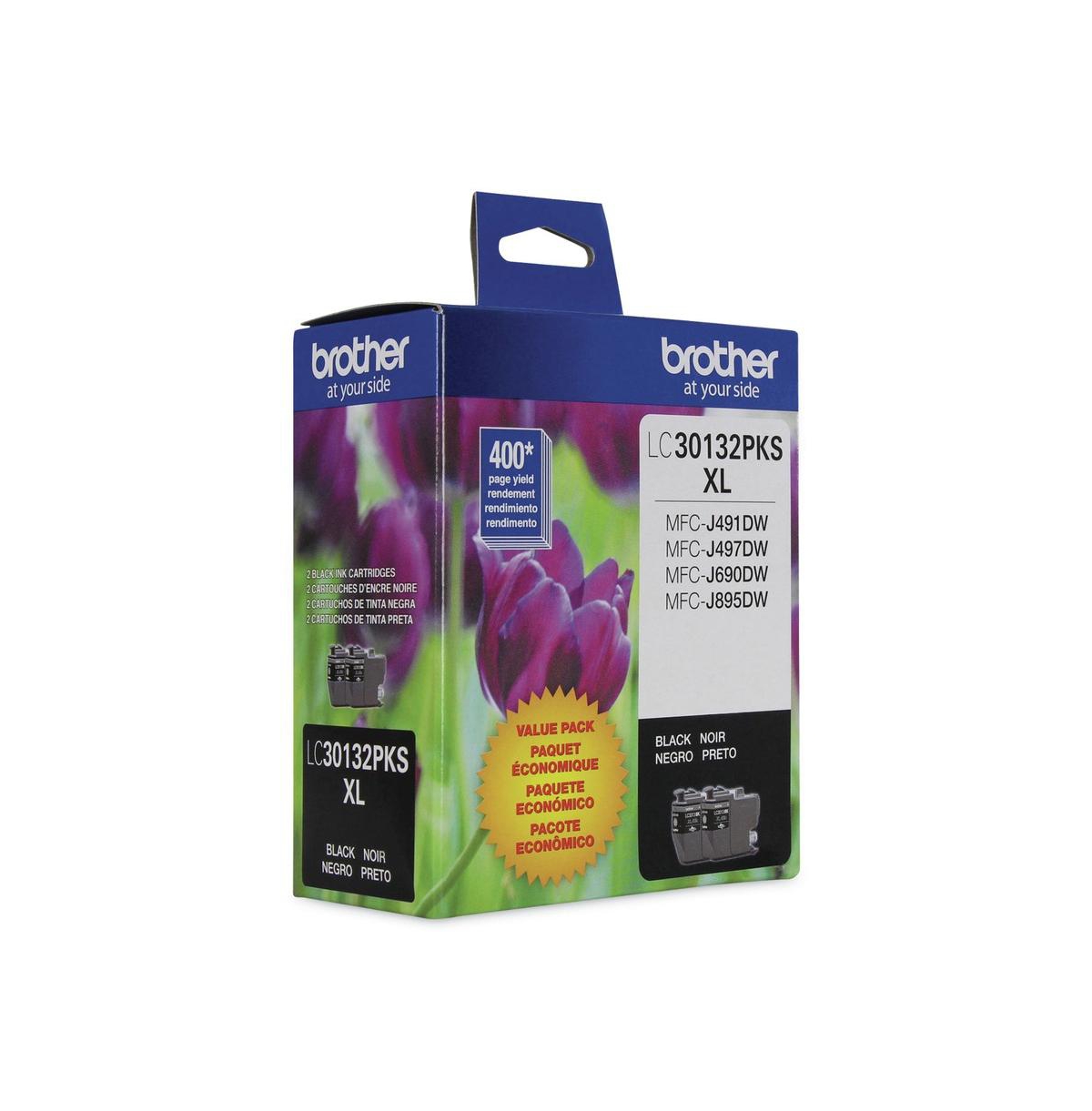Brother LC30132PKS 400 Page-Yield High-Yield Ink - Black (2/Pack