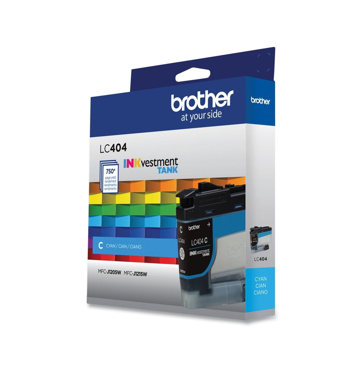 Brother LC404CS INKvestment 750 Page-Yield Ink - Cyan