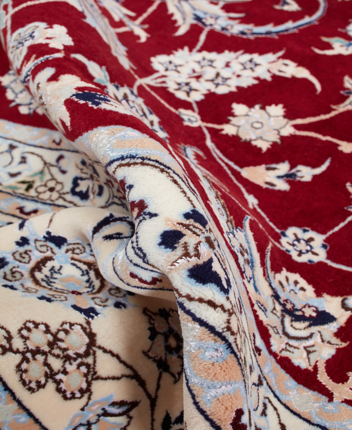 Adorn Hand Woven Rugs Persian Nain 8' 8" x 11' 9" Area Rug