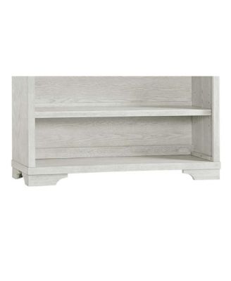 Foundry Traditional Wood Bookcase in White Dove
