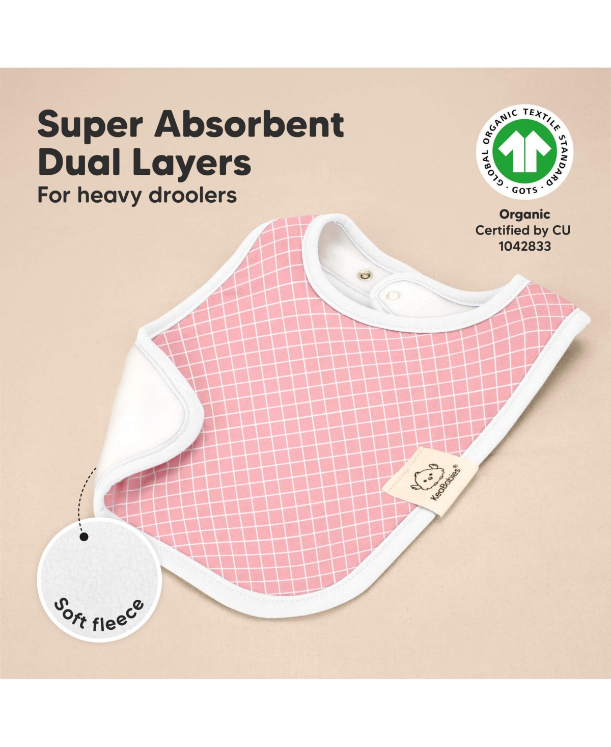 KeaBabies 8-Pack Coast Baby Bibs for Boy, Girl, Drool Bibs, Bib Girls, Boys