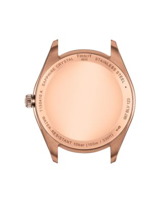 Men's Rose Gold Stainless Steel Bracelet Watch, 40mm