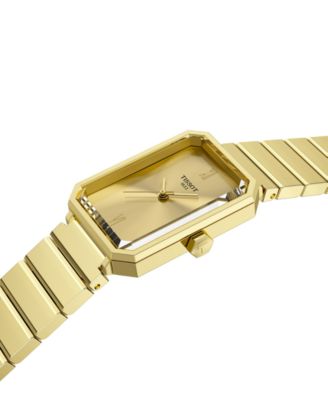 Women's Gold Stainless Steel Bracelet Watch, 21.80mm