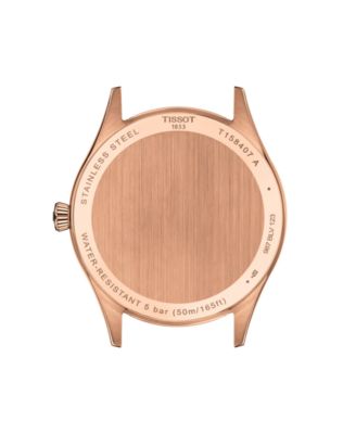 Men's Brown Leather Bracelet Watch, 40mm