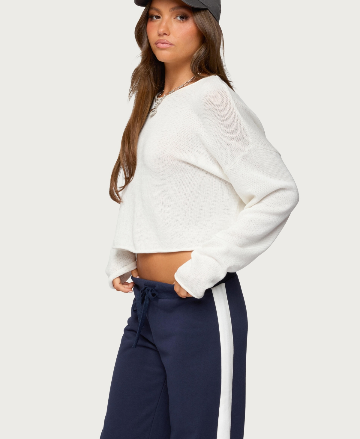 Edikted Women's Leta Knit Long Sleeve Top