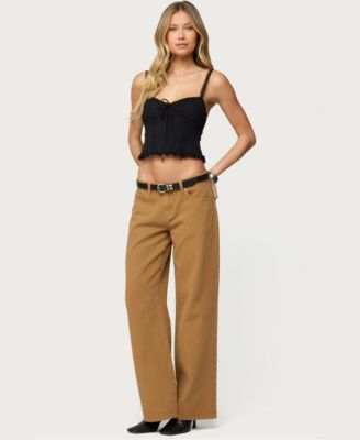 Women's Lacey Knit Tank Top