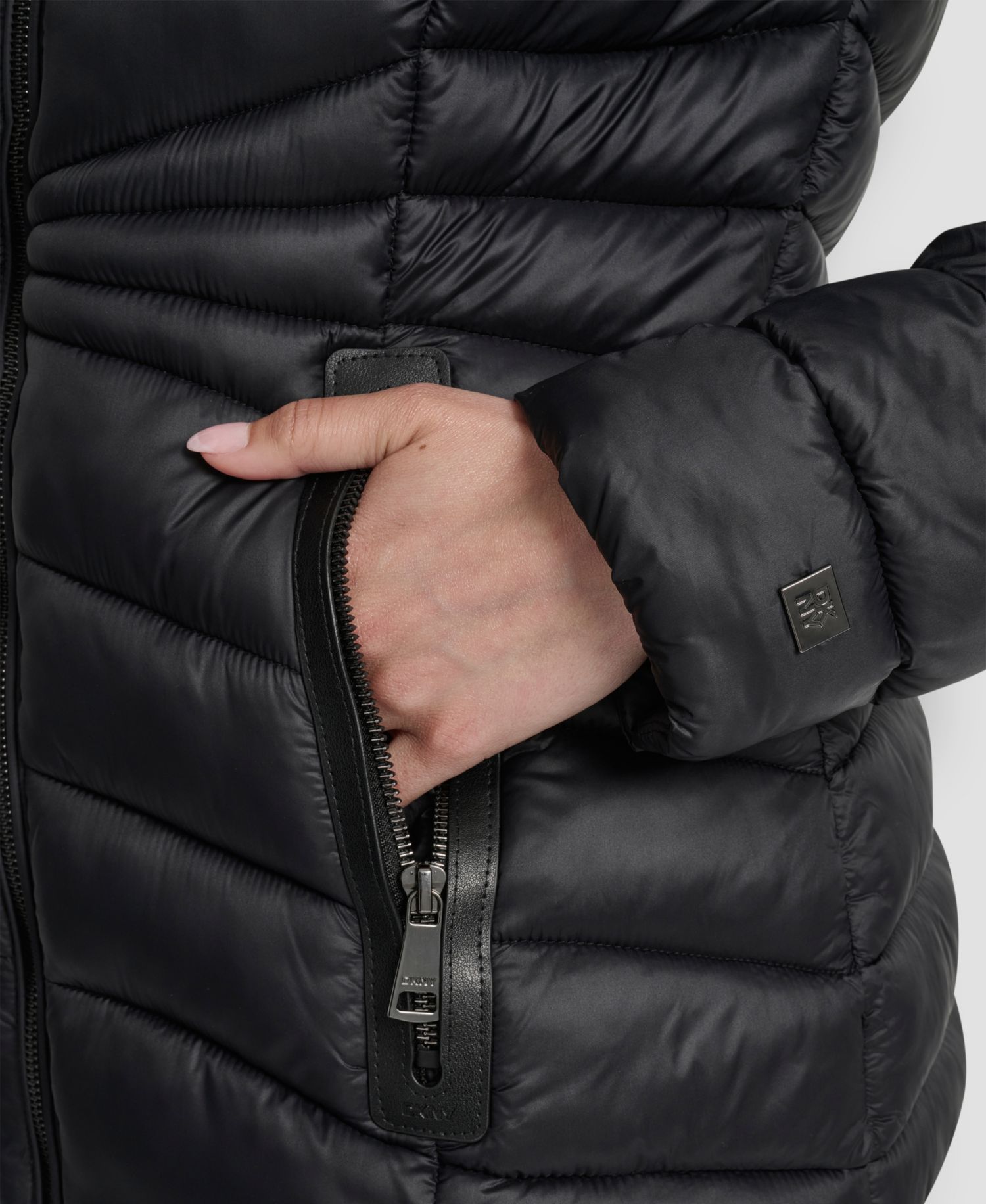 Women's Zipper-Front Coat