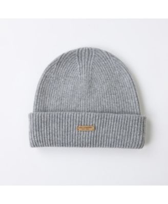 Men's Unisex Ribbed Lambswool Beanie