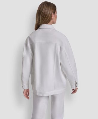 Women's Denim Oversized Trucker Jacket