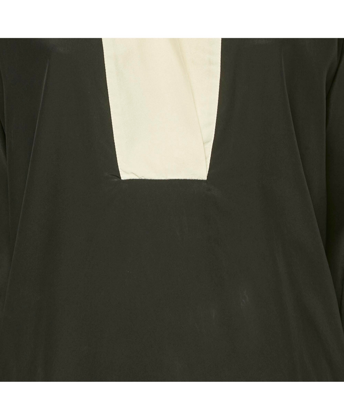 Pre-Owned Salvatore Ferragamo Women's Black Silk Shirt Dress