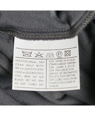 Women's Grey Knit & Silk Ruffle Neck Top