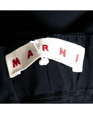 Women's Navy Blue Crepe Tapered Pants