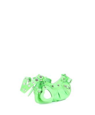 XS Le Cagole Giant Studs Shoulder Bag Embossed Leather