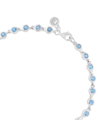 Blue Topaz Bracelet (2-3/4 ct. t.w.) in Sterling Silver