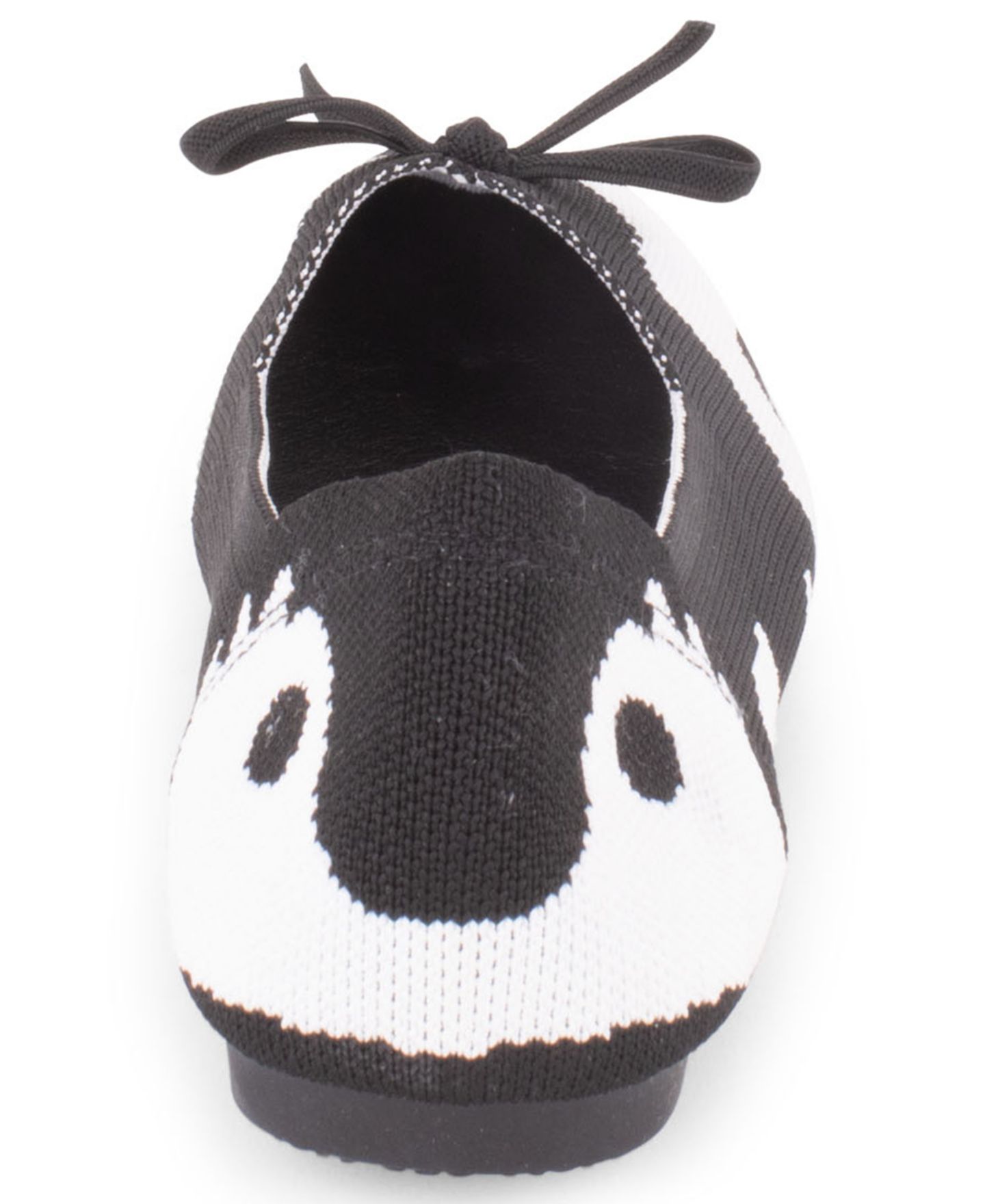 Женские балетки Tahari Tortuga Knit Flat, цвет: Чёрный с принтом — фото 3
