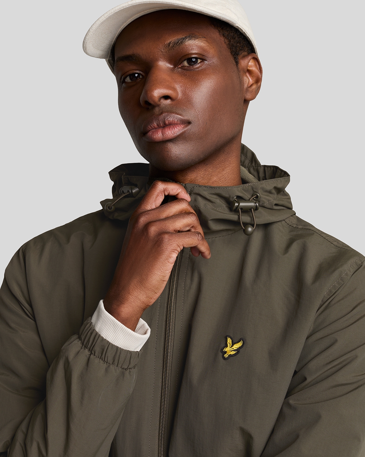 Lyle & Scott Men's Zip Through Hooded Jacket.