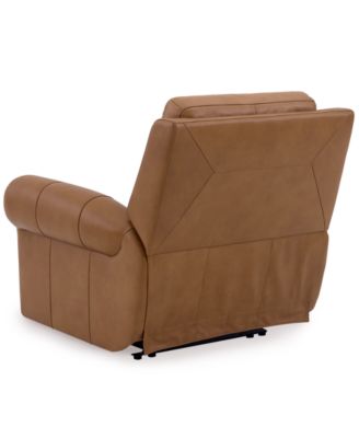 Alexandre Leather 39" Power Rocker Recliner with Power Headrest, Exclusively at Macy's
