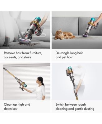 V15s Detect Submarine Absolute Wet &amp; Dry Vacuum Cleaner | Gold