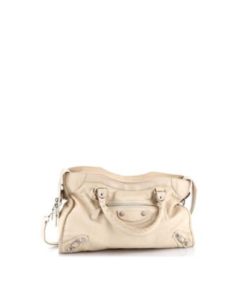 Medium City Giant Studs Bag Leather