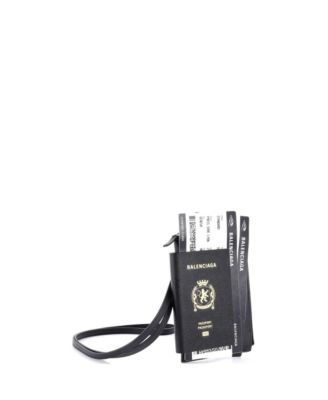 Passport Phone Holder Printed Leather