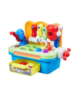 Musical Workbench Toy with Sounds, Lights & Shape Sorter