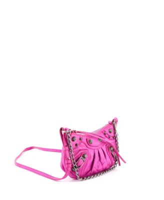 Mini Le Cagole Giant Studs Shoulder Bag Leather