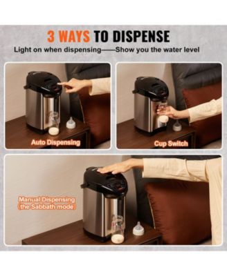 Hot Water Dispenser 4-Temp Stainless Steel Boiler 4L Countertop Heater