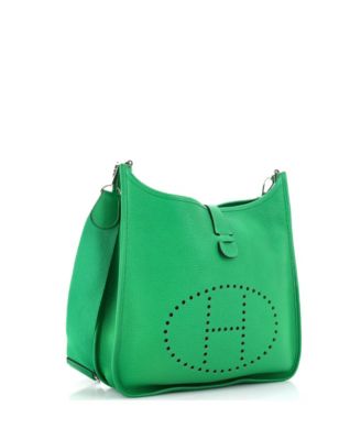 Pre-Owned HERMES GM Evelyne Bag Gen III Clemence